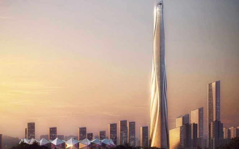 новый небоскреб в Дубае